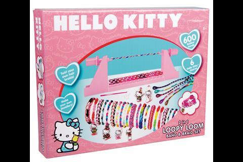 Loom bands are all the rage and mania for the accessory led to reports of one dress made out of looms selling for £170,000 on eBay. Combine this latest fad with the Hello Kitty brand and you have a winning combination.